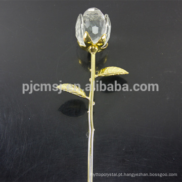 Top venda garantida qualidade cristal rosa flor